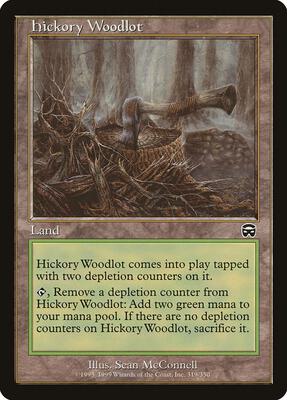 Hickory Woodlot card from Mercadian Masques