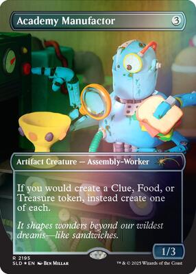 Academy Manufactor (2195) (Rainbow Foil) card from Secret Lair Drop Series