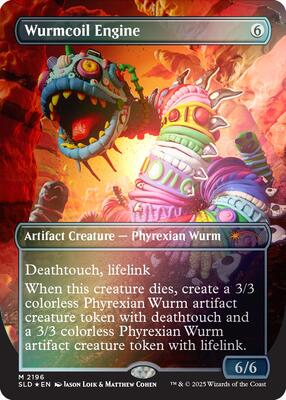 Wurmcoil Engine (2196) (Rainbow Foil) card from Secret Lair Drop Series