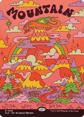 Mountain (1948) card from Secret Lair Drop Series