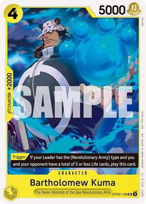 Bartholomew Kuma (Tournament Pack 2025 Vol. 4) card from One Piece Promotion Cards