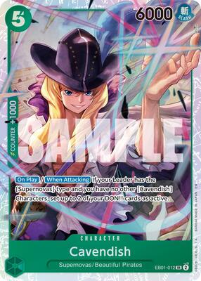 Cavendish - EB01-012 (Reprint) card from Premium Booster -The Best- Vol. 2