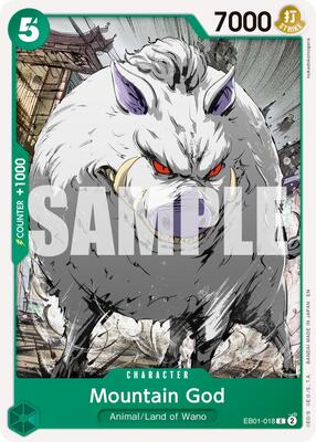 Mountain God (Reprint) card from Premium Booster -The Best- Vol. 2