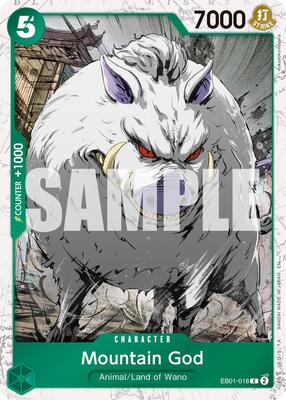Mountain God (Pirate Foil) card from Premium Booster -The Best- Vol. 2
