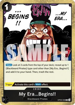 My Era...Begins!! (Reprint) card from Premium Booster -The Best- Vol. 2