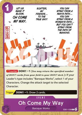 Oh Come My Way (Reprint) card from Premium Booster -The Best- Vol. 2