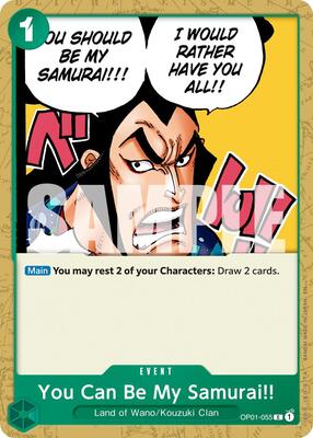 You Can Be My Samurai!! (Reprint) card from Premium Booster -The Best- Vol. 2
