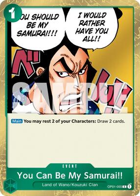 You Can Be My Samurai!! (Pirate Foil) card from Premium Booster -The Best- Vol. 2