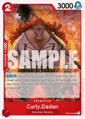 Curly.Dadan (Reprint) card from Premium Booster -The Best- Vol. 2