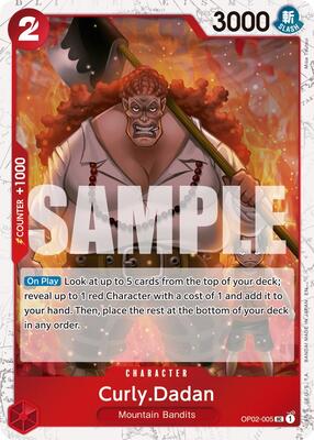 Curly.Dadan (Pirate Foil) card from Premium Booster -The Best- Vol. 2