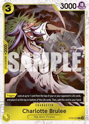 Charlotte Brulee (Pirate Foil) card from Premium Booster -The Best- Vol. 2