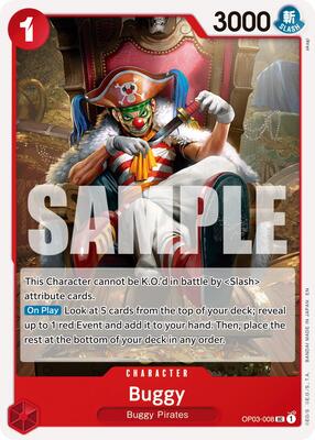 Buggy - OP03-008 (Reprint) card from Premium Booster -The Best- Vol. 2