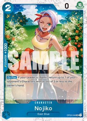 Nojiko (Pirate Foil) card from Premium Booster -The Best- Vol. 2