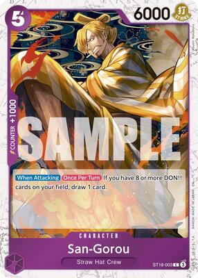 San-Gorou (Pirate Foil) card from Premium Booster -The Best- Vol. 2