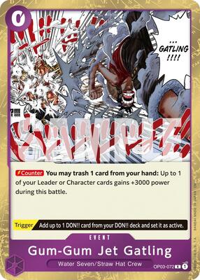 Gum-Gum Jet Gatling (Reprint) card from Premium Booster -The Best- Vol. 2