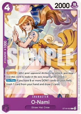O-Nami (Reprint) card from Premium Booster -The Best- Vol. 2