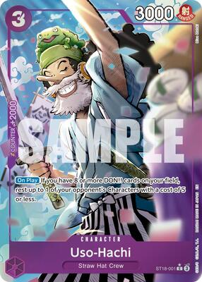 Uso-Hachi (Alternate Art) card from Premium Booster -The Best- Vol. 2