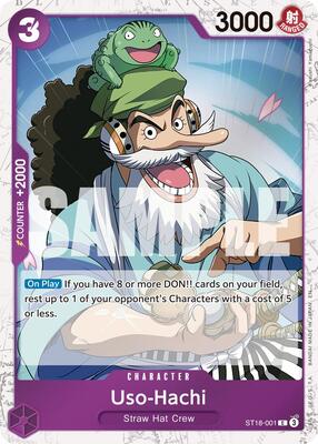 Uso-Hachi (Pirate Foil) card from Premium Booster -The Best- Vol. 2