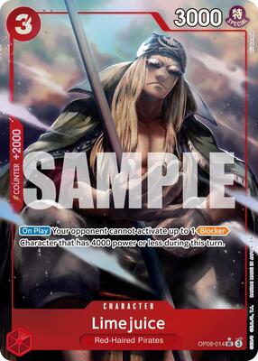 Limejuice (Alternate Art) card from Premium Booster -The Best- Vol. 2