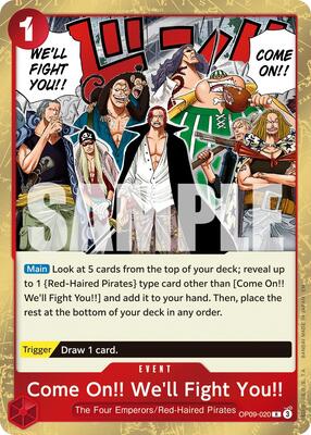 Come On!! We'll Fight You!! (Reprint) card from Premium Booster -The Best- Vol. 2