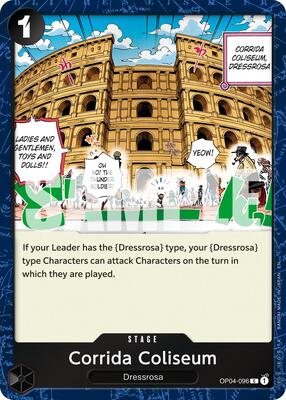 Corrida Coliseum (Pirate Foil) card from Premium Booster -The Best- Vol. 2