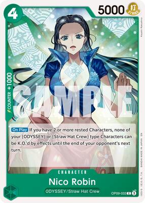 Nico Robin - OP09-033 (Reprint) card from Premium Booster -The Best- Vol. 2