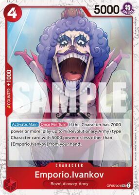 Emporio.Ivankov (Pirate Foil) card from Premium Booster -The Best- Vol. 2