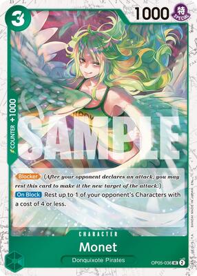 Monet (Pirate Foil) card from Premium Booster -The Best- Vol. 2