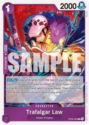 Trafalgar Law - OP09-069 (Reprint) card from Premium Booster -The Best- Vol. 2