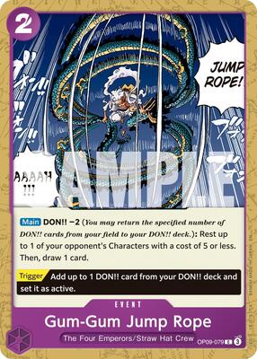 Gum-Gum Jump Rope (Reprint) card from Premium Booster -The Best- Vol. 2