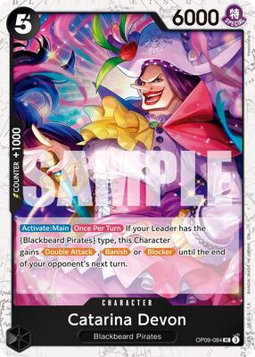 Catarina Devon (Pirate Foil) card from Premium Booster -The Best- Vol. 2
