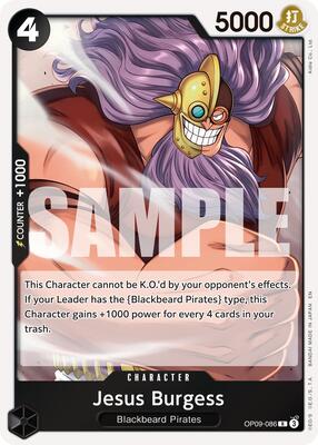 Jesus Burgess (Reprint) card from Premium Booster -The Best- Vol. 2