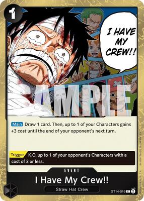 I Have My Crew!! (Pirate Foil) card from Premium Booster -The Best- Vol. 2