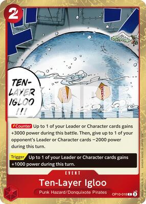 Ten-Layer Igloo (Pirate Foil) card from Premium Booster -The Best- Vol. 2