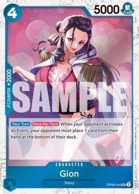 Gion (Pirate Foil) card from Premium Booster -The Best- Vol. 2