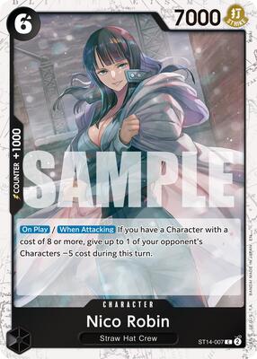 Nico Robin - ST14-007 (Pirate Foil) card from Premium Booster -The Best- Vol. 2