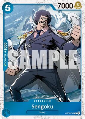 Sengoku - OP06-049 (Pirate Foil) card from Premium Booster -The Best- Vol. 2