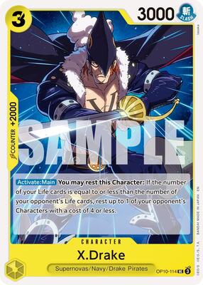 X.Drake (Reprint) card from Premium Booster -The Best- Vol. 2