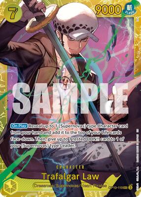 Trafalgar Law - OP10-119 (Reprint) card from Premium Booster -The Best- Vol. 2