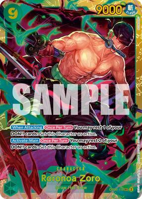 Roronoa Zoro - OP06-118 (Reprint) card from Premium Booster -The Best- Vol. 2