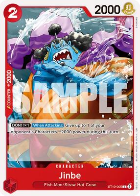 Jinbe - ST10-005 (Reprint) card from Premium Booster -The Best- Vol. 2