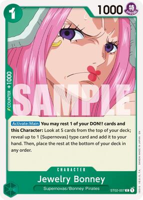 Jewelry Bonney - ST02-007 (Reprint) card from Premium Booster -The Best- Vol. 2