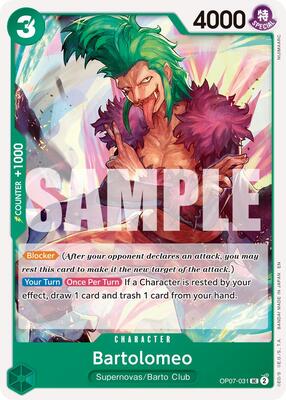 Bartolomeo (Reprint) card from Premium Booster -The Best- Vol. 2