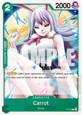 Carrot - P-070 (Reprint) card from Premium Booster -The Best- Vol. 2