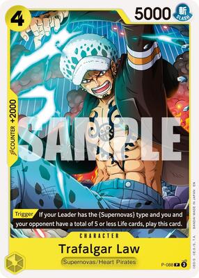 Trafalgar Law -  P-088 (Reprint) card from Premium Booster -The Best- Vol. 2