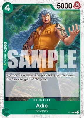 Adio (Pirate Foil) card from Premium Booster -The Best- Vol. 2
