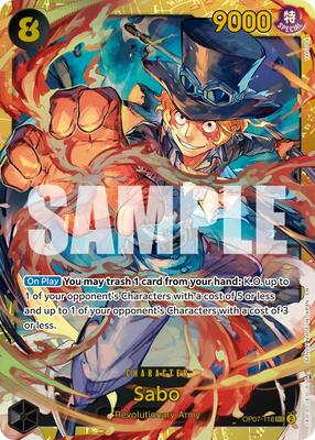 Sabo - OP07-118 (Reprint) card from Premium Booster -The Best- Vol. 2