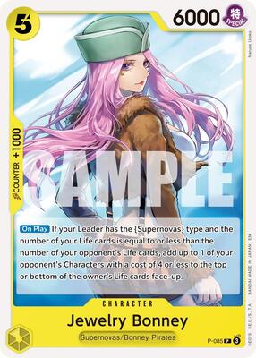 Jewelry Bonney - P-085 (Reprint) card from Premium Booster -The Best- Vol. 2