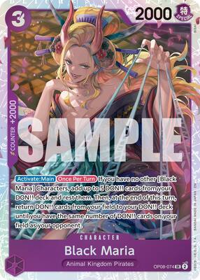 Black Maria (Reprint) card from Premium Booster -The Best- Vol. 2