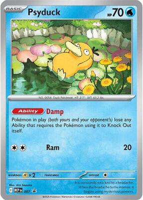 Psyduck - 007 card from ME: Mega Evolution Promo